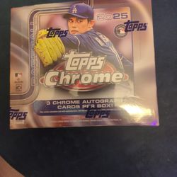 2025 Topps Chrome Jumbo Baseball Hobby Box