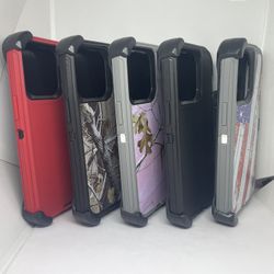 For iPhone 13 Pro Max Camouflage Belt Clíp Case Defender Holster Rugged Shockproof 
