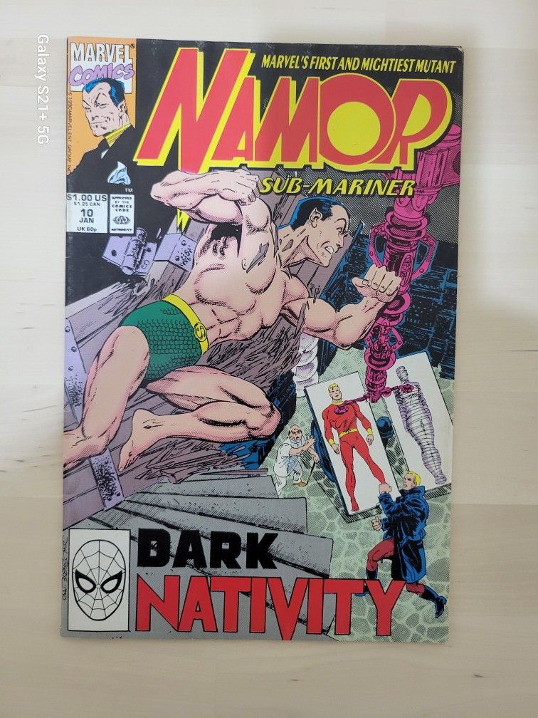 Namor Comic Book #10 1990