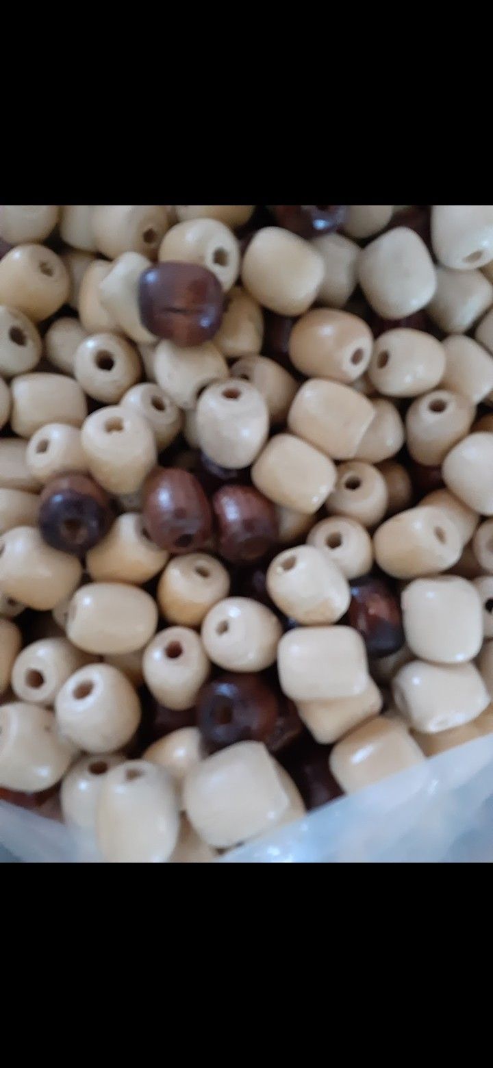 200 Ct. Wooden Beads For Crafts 