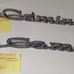 68 69 El camino rear quater panel & 73 77 tailgate emblem