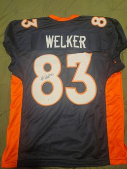 Wes Welker autographed jersey