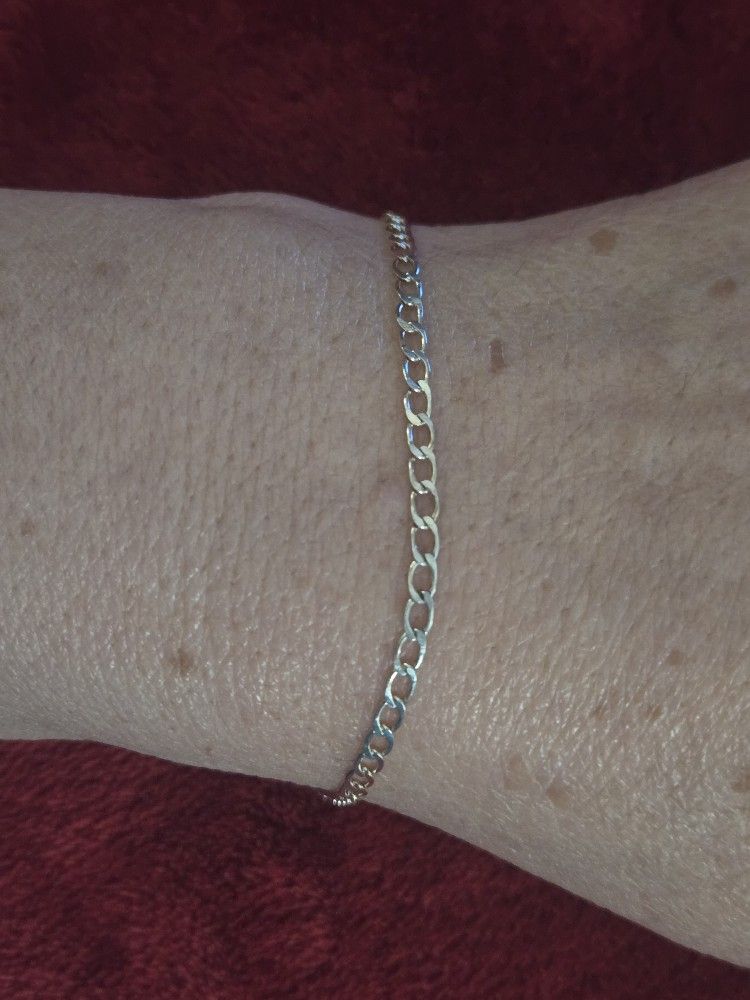 Vintage Beautiful Bracelet 925 Sterling Silver 7"