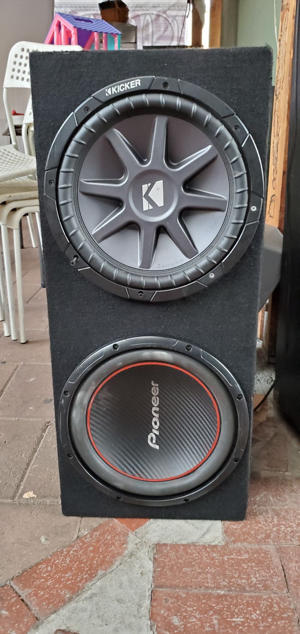 12' subwoofers with amplificador