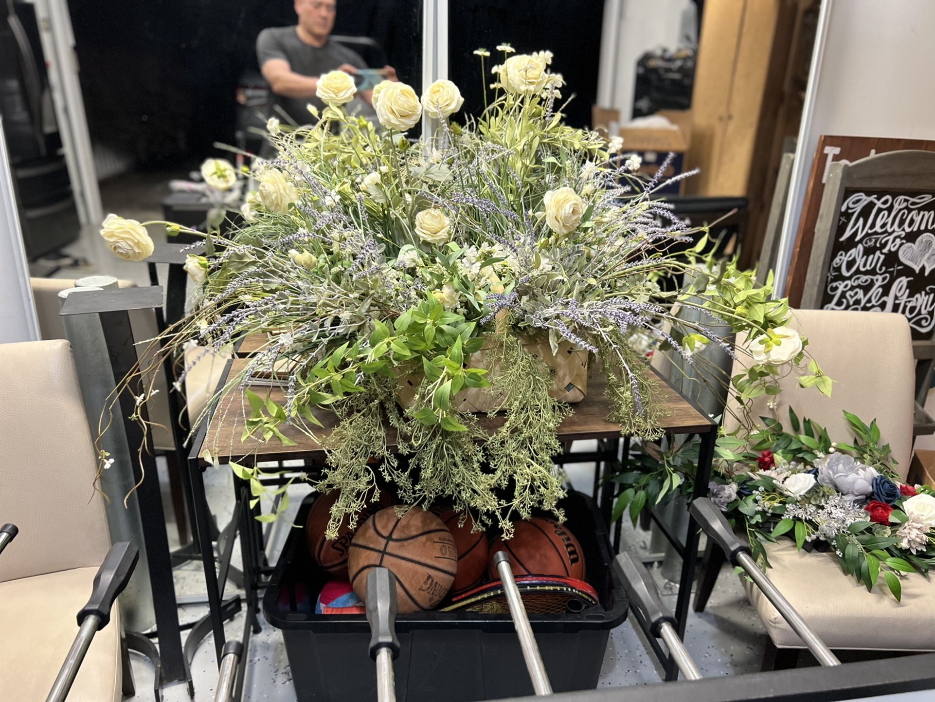 Large Faux Flower Bouquet For our Wedding