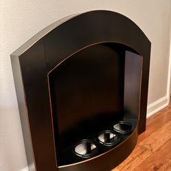 Lightweight Metal 3-Candle Mantle Piece