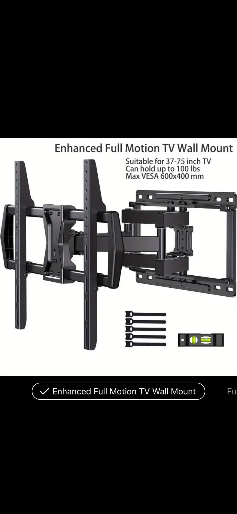 TV Wall Mount Full Motion 37”-75”