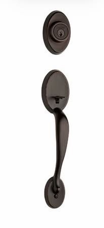 Kwikset Front Door Handleset – Dark Bronze