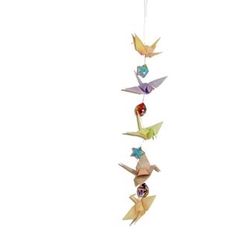 Hopeful Origami Cranes With Wishing Stars