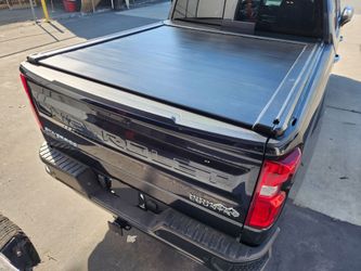 SyneticUSA Hard Aluminum Electric Powered Retractable Tonneau Cover For 2007-2026 Silverado Sierra 1500 5.8ft Short Bed