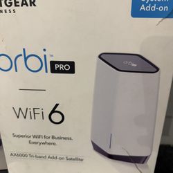 NETGEAR Orbi Pro WiFi 6 Tri-Band Mesh Add-on Satellite