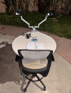 Human Scale Dual Monitor Stand