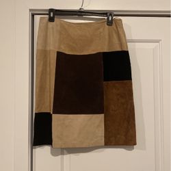 Suede Skirt