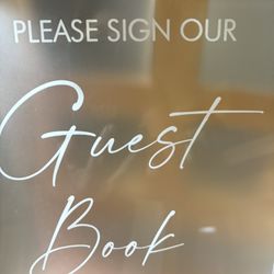 Signs For Guests Wedding Or Parties 