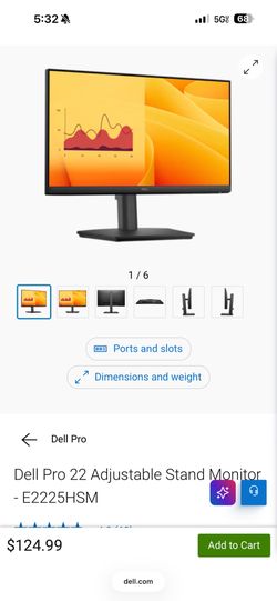 Dell pro monitor Brand New