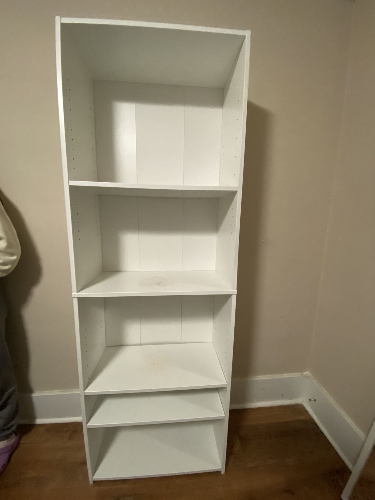 White Wooden Bookcase
