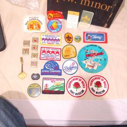 Vintage Patches, Pins and Stickers