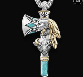 Stainless steel Jade Pendant