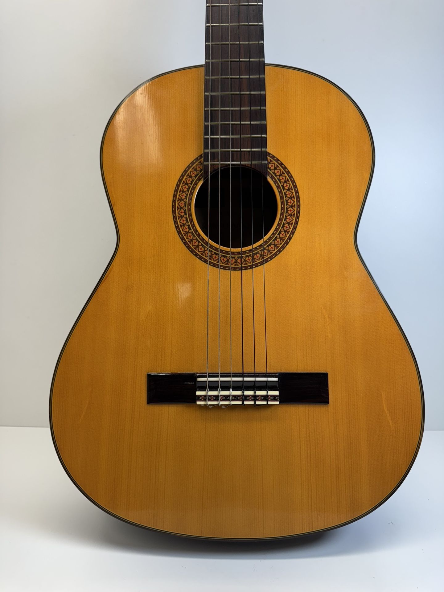 Vintage Japanese Rokkomann  Classical Guitar In Beautiful Condition!