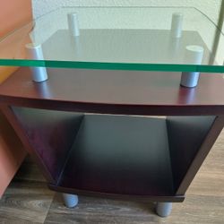 End Table-Glass Top