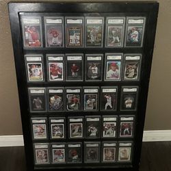 Graded Trading Cards Display Case