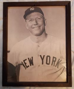 Michey Mantle (New York Yankee) Framed Picture 