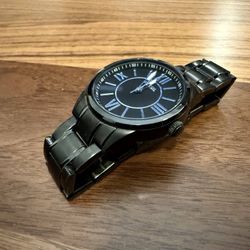 Fossil BQ1135 Men’s Black Metal Bracelet Analog Quartz Watch
