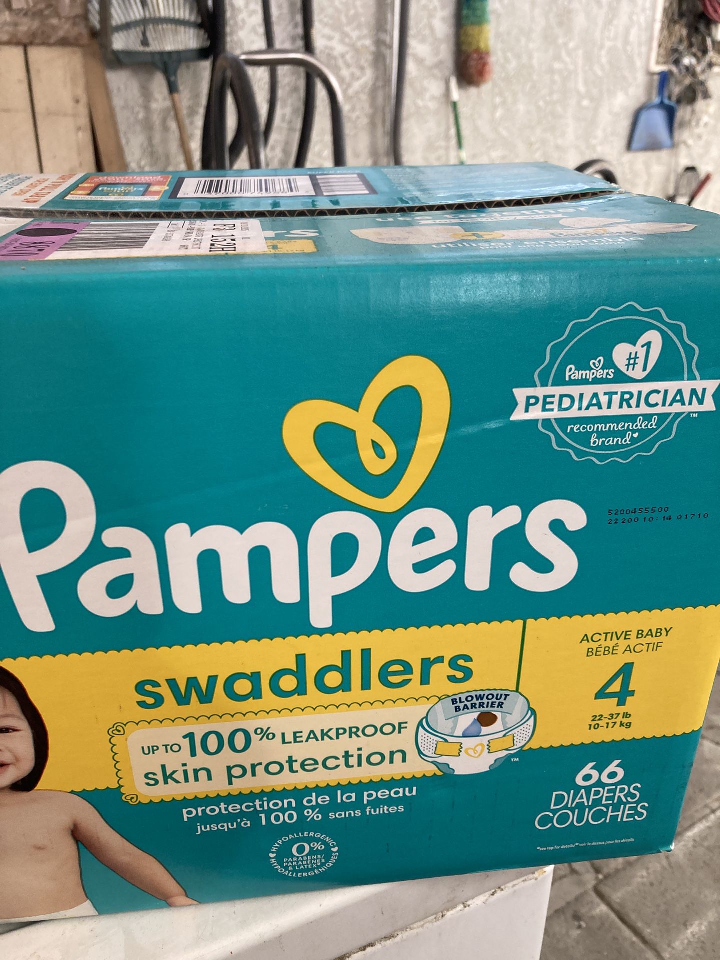 Pampers SIZE 4 66 pañales