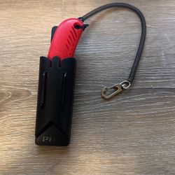 Red Box Cutter W/ Holster and Clip