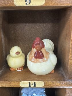 Chicken + Chick Salt And Pepper Shakers