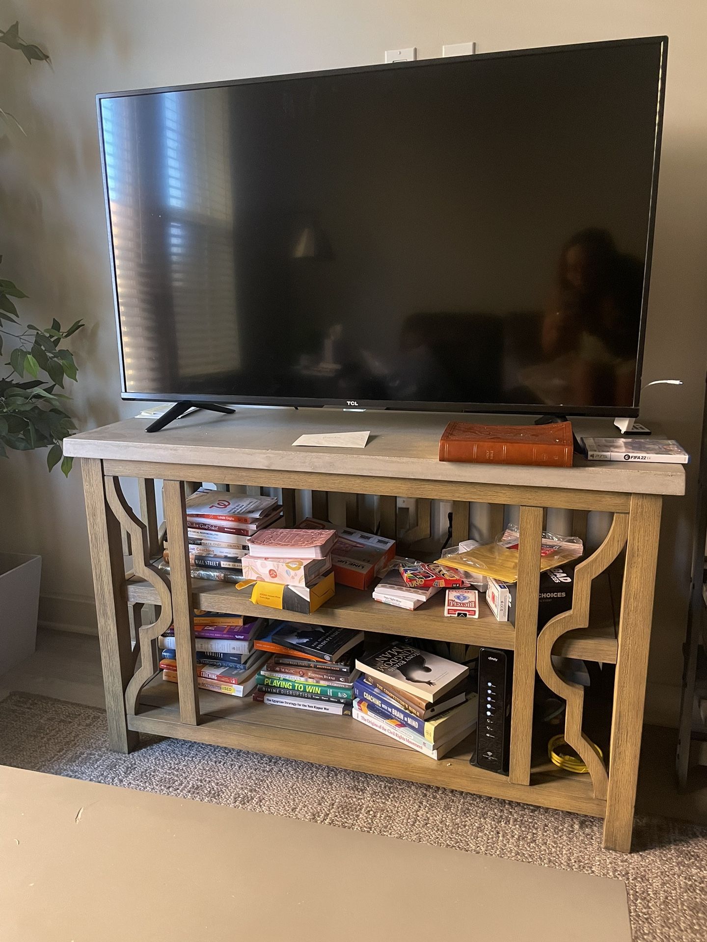Modern Concrete Living Room Set