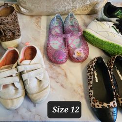 Girl Size 12 Shoe Lot
