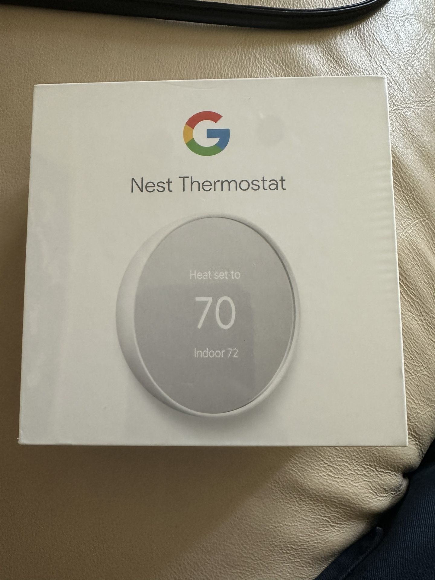 New & Sealed - Google Nest Thermostat Smart Wi-Fi Snow (White) G4CVZ