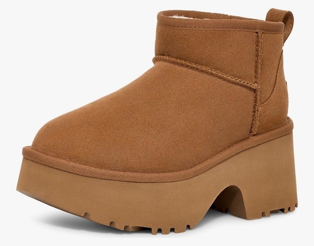 UGG Women's Classic Ultra Mini New Heights Fashion Boot Women Size 10