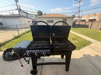 Char-Griller Duo Grill - Propane Gas and Charcoal Combo