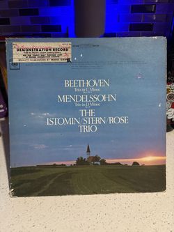Beethoven & Mendelssohn Trios - The Istomin/Stern/Rose Trio LP - Record