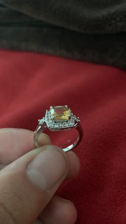 November Birth stone ring