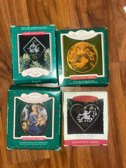 Lot Of 4 Collectible Hallmark Ornaments