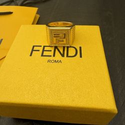 Fendi Gold Ring 