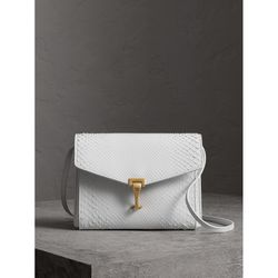 New! $2600 Burberry Python Small Crossbody Bag! Gorgeous Bag!