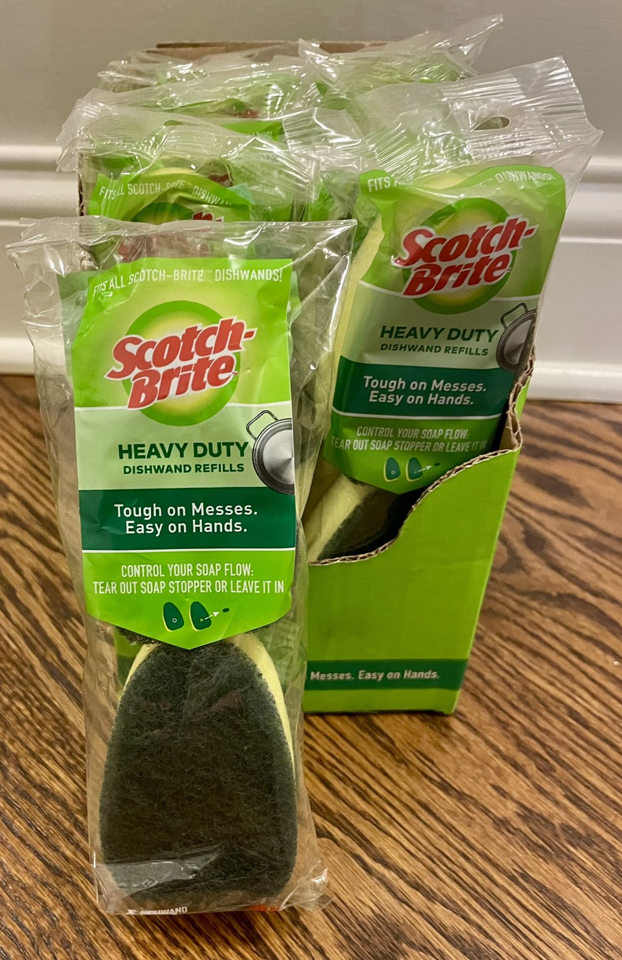 3M Scotch-Brite™ Heavy Duty Dishwand Scrubber Refills (2 Pack) - NEW w/ Tags
