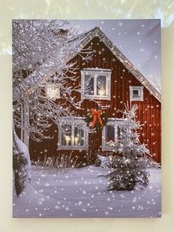 Holiday canvas wall art