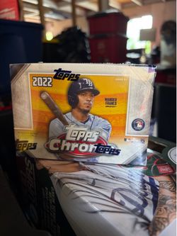 2022 Topps chrome baseball blaster box