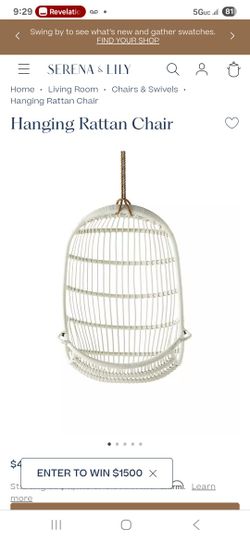 Serena & Lily 2 Hanging Chair