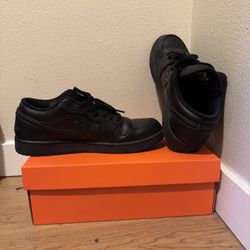 Nike Air Jordan 1 Low Black M 10.5/ W 12.5