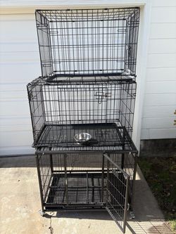 Dog crates, small, medium, and large