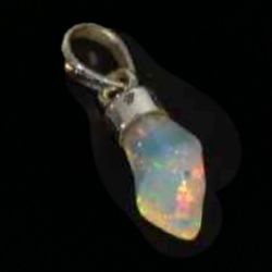 Opal Pendant with Sterling Silver Mount - 5 to Choose From