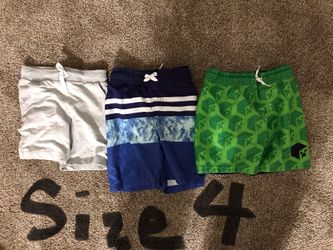 Boys Swim Suits/swim Shirt And Goggles