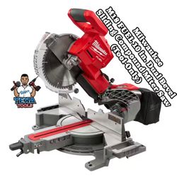Milwaukee M18 FUEL 18V Lithium-Ion Brushless Cordless 10 in. Dual Bevel Sliding Compound Miter Saw (Tool-Only)