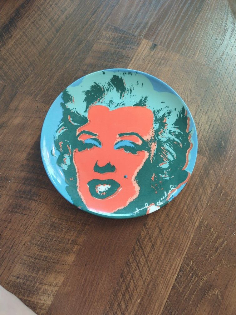 1997 Andy Warhol "Marilyn Monroe" Porcelain Plate